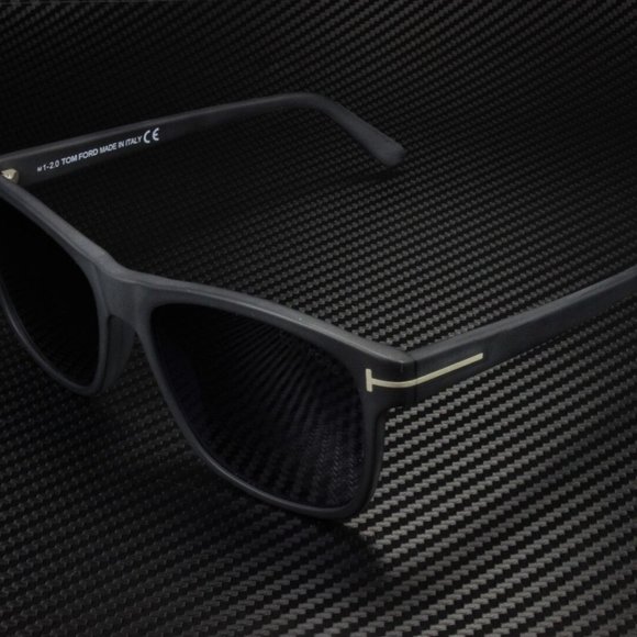 Tom Ford Matte Black Men's Sunglasses - Picture 1 of 5